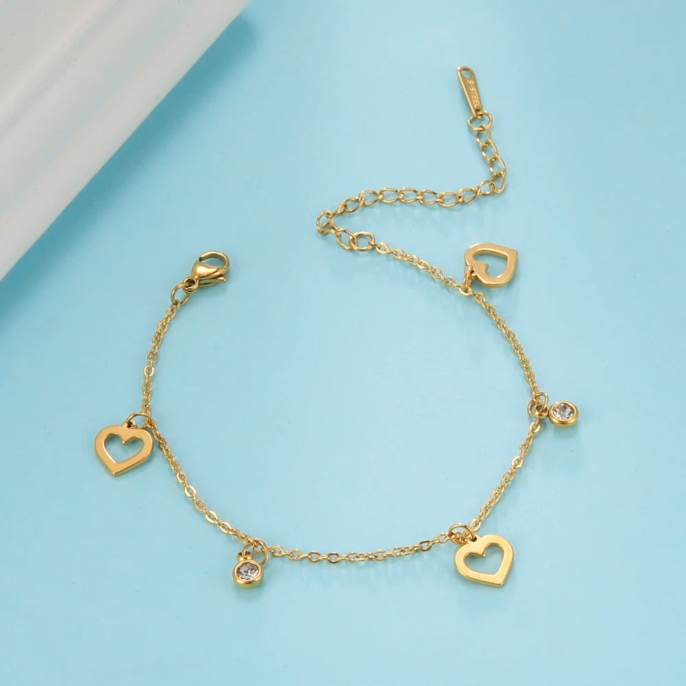 Bracelet à cheville inoxydable