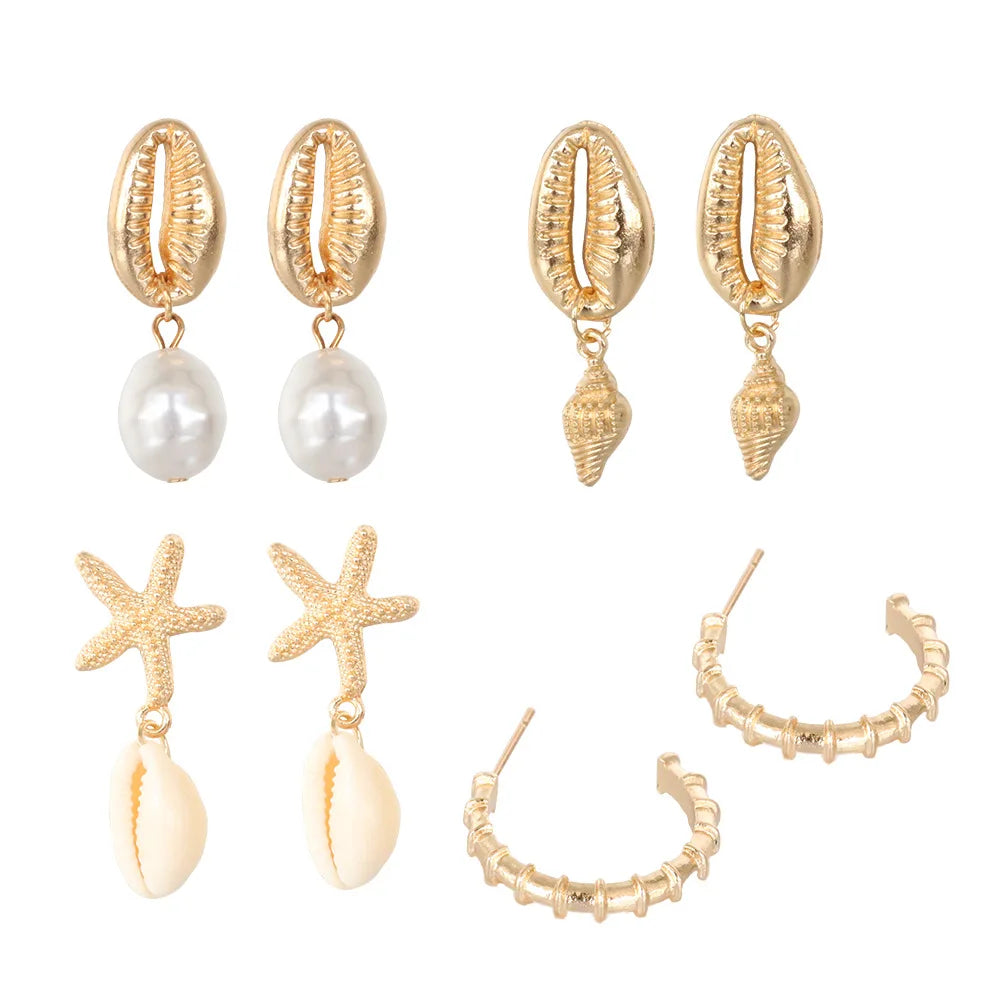 Boucles d'oreilles d'été
