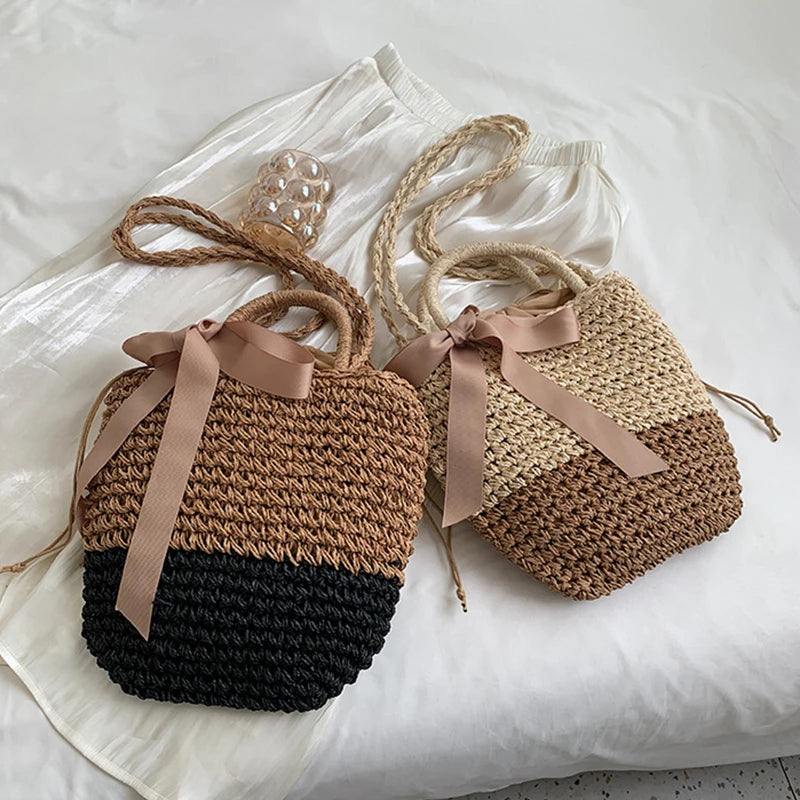 Straw bag