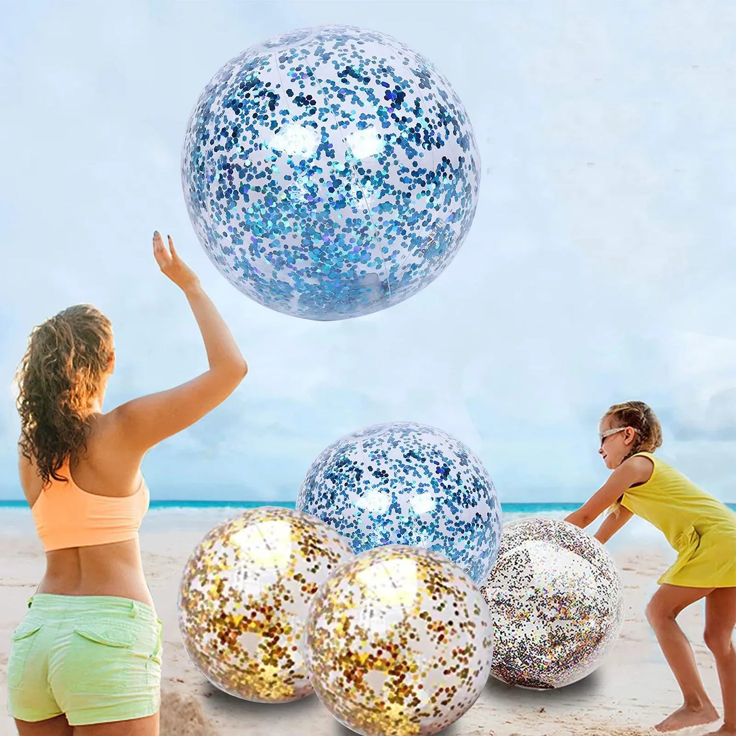 pelota de playa inflable