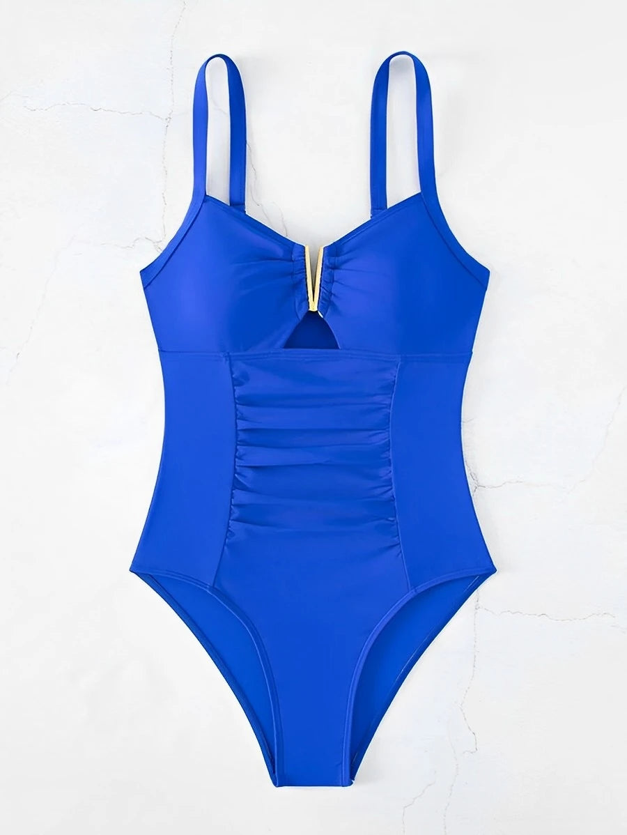 Maillot de bain une pièce col V