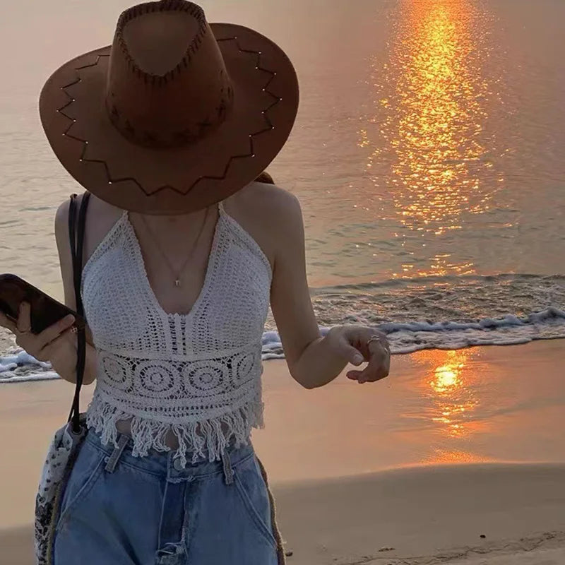 Top crochet d'été