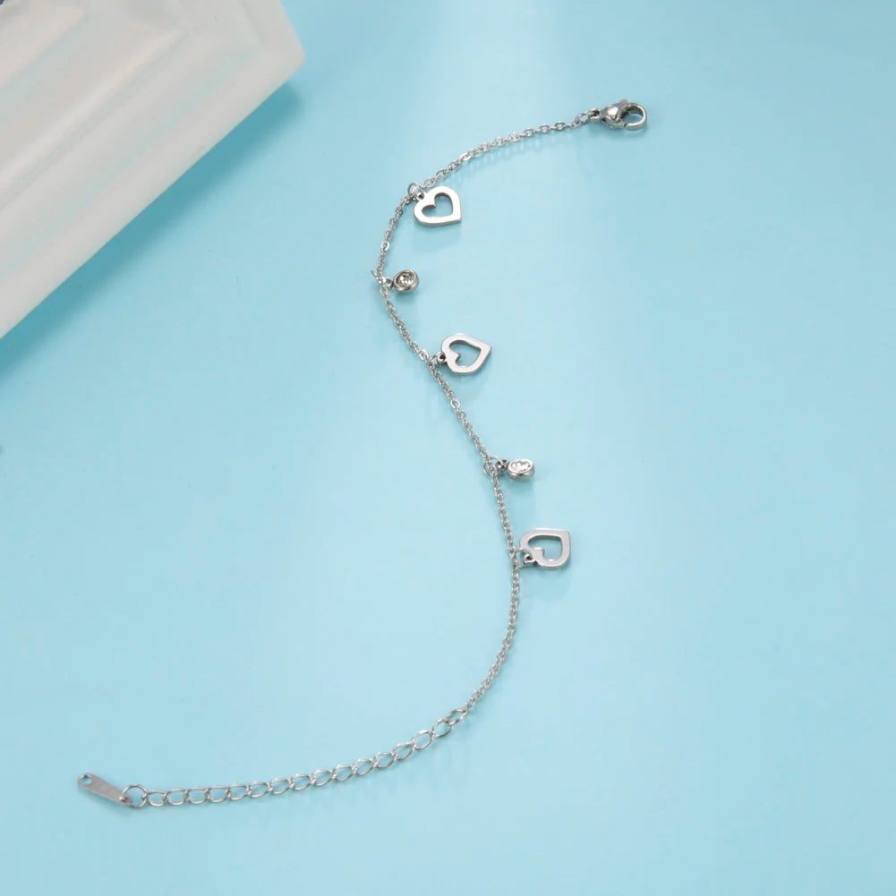 Bracelet à cheville inoxydable