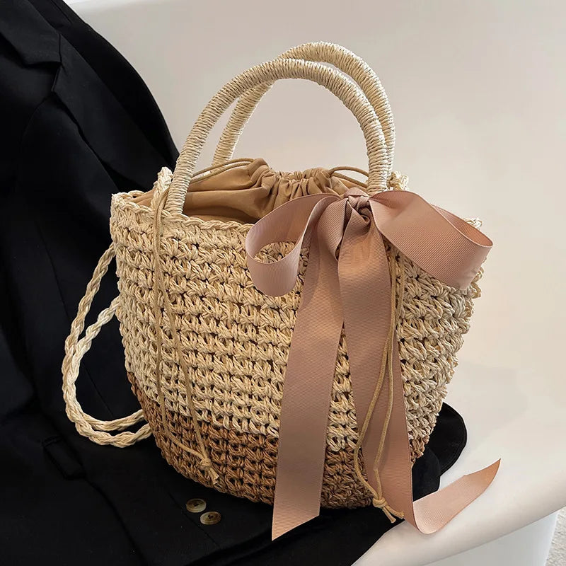 Straw bag
