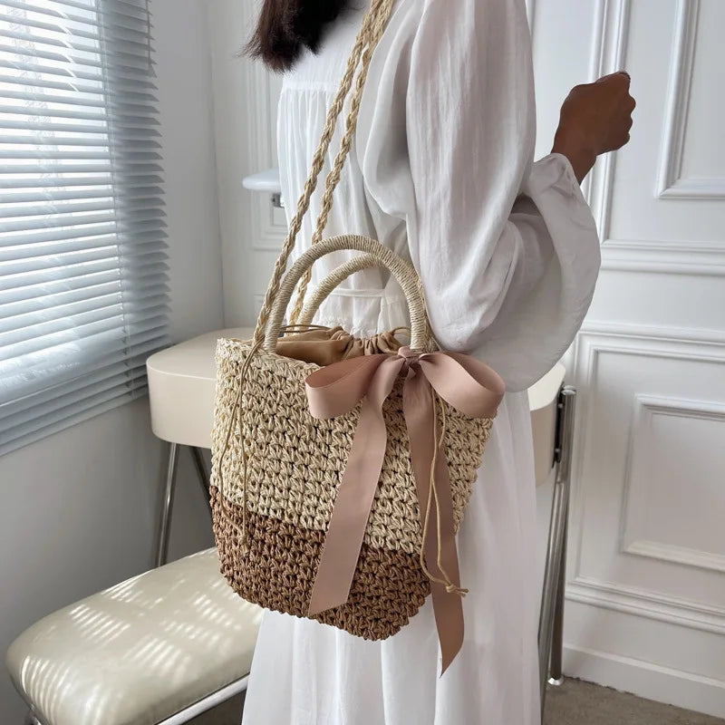 Straw bag