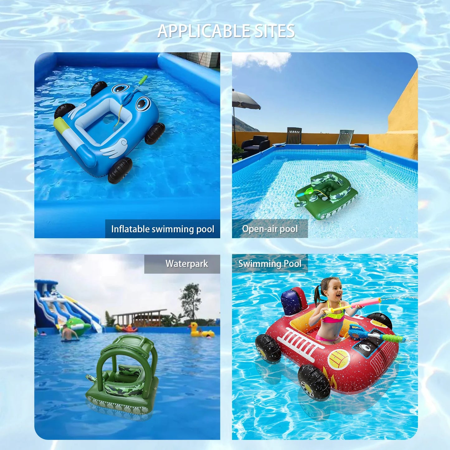 Siège de natation Gonflable