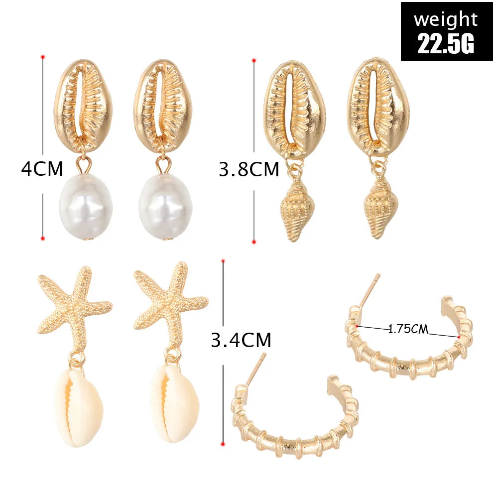 Boucles d'oreilles d'été