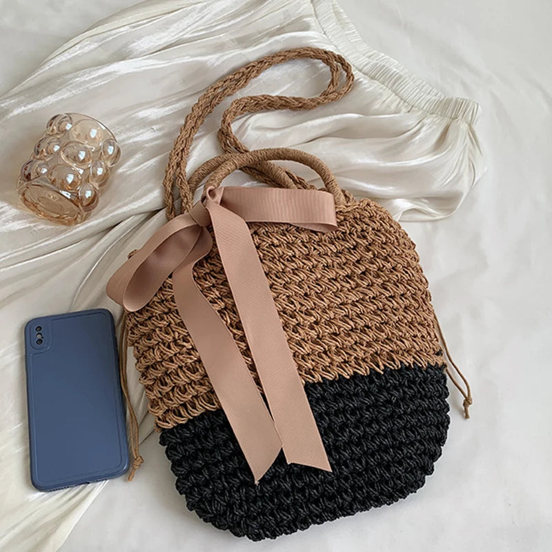 Straw bag