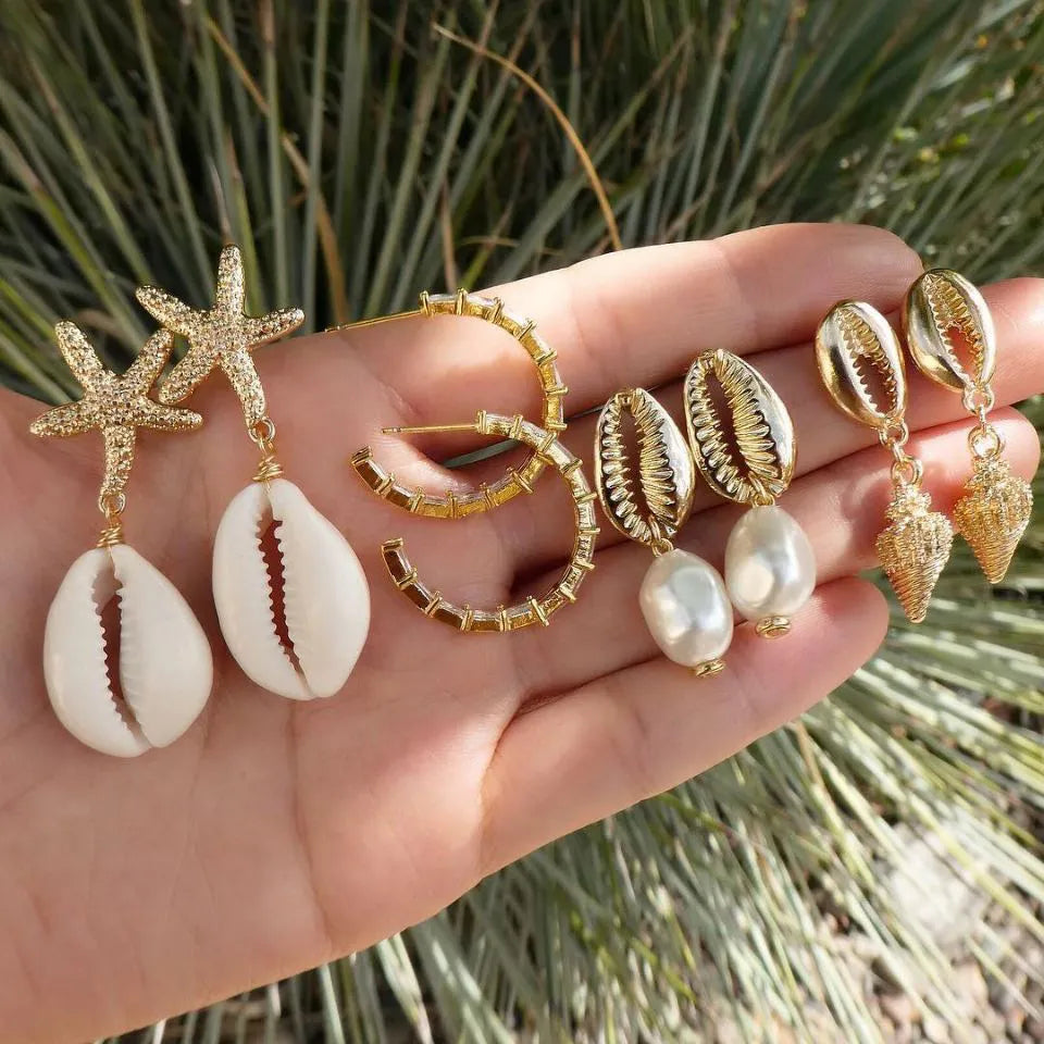 Boucles d'oreilles d'été
