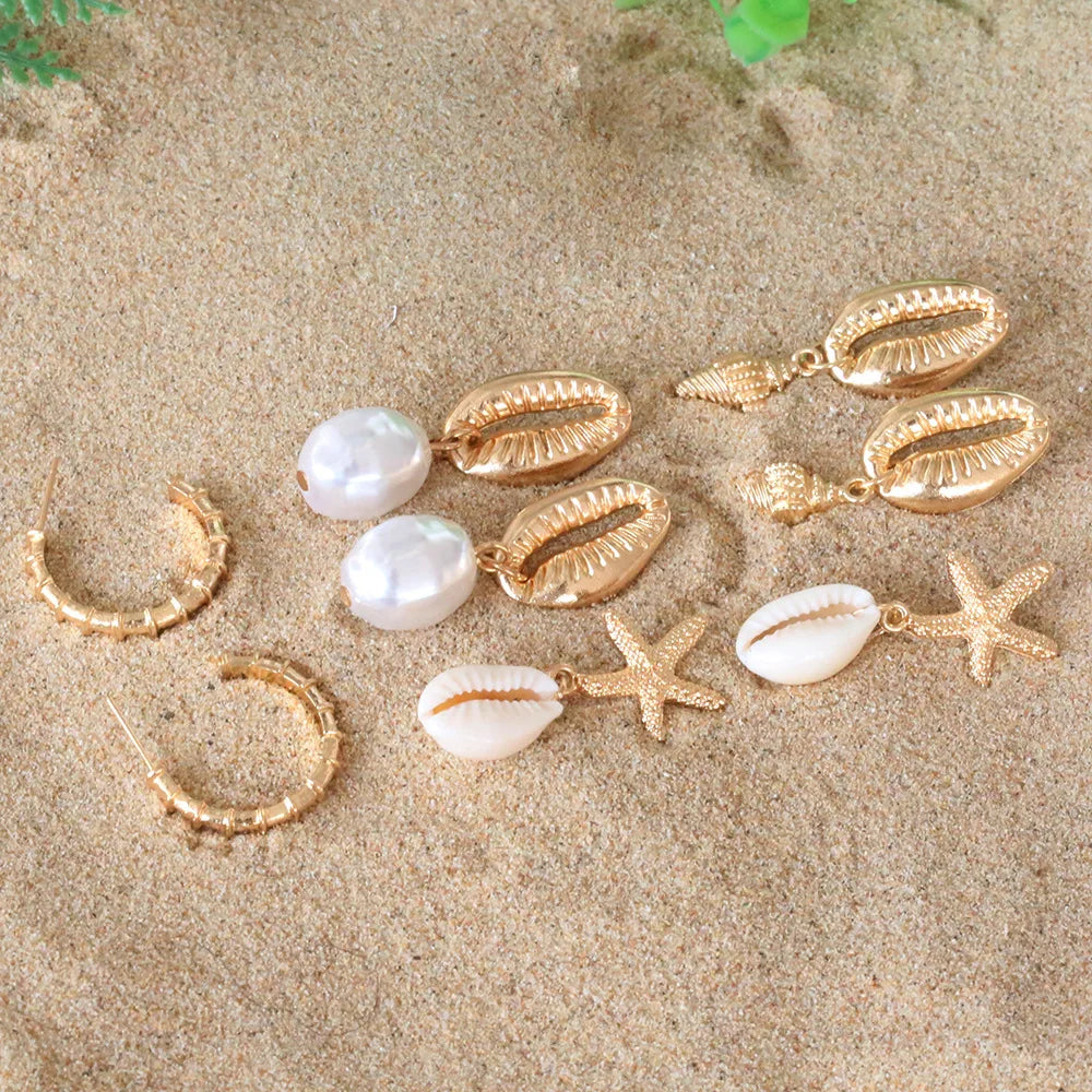 Boucles d'oreilles d'été