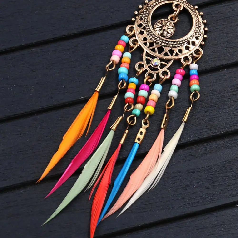 Boucle d'oreilles arc-en-ciel