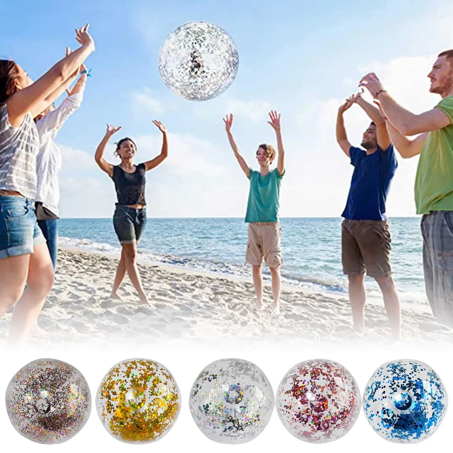pelota de playa inflable