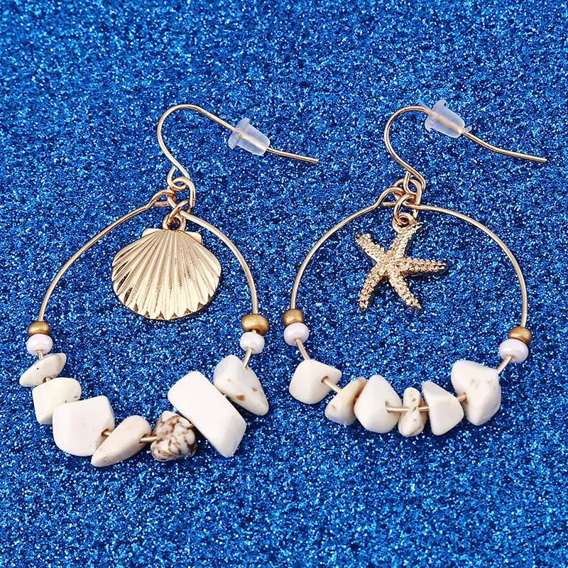 Boucles d'oreilles en Coquillage