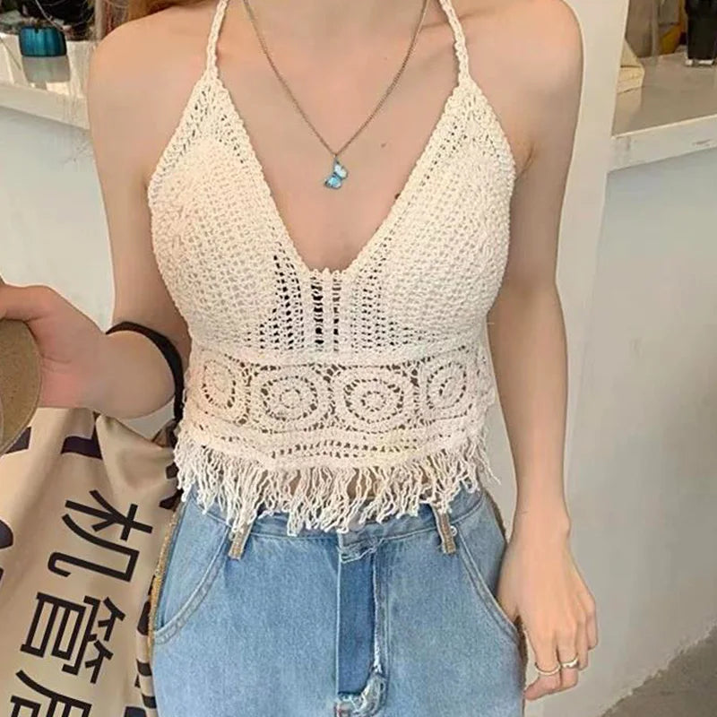 Top de crochet de verano