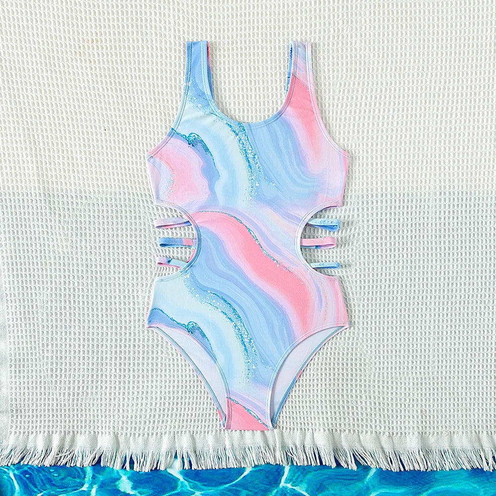 Maillot de bain une pièce imprimé de 5 à 15 ans