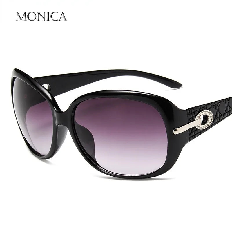 Women's Polarized Sunglasses UV400 Retro Diamond Butterfly Frame Eyewear Fashion Wear Sunscreen Glasses Traveling Ladies Sunglas